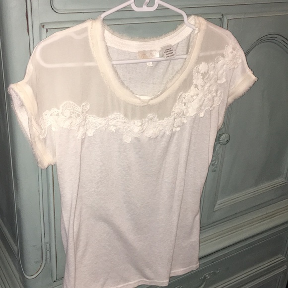 MissMe White Embroidered Top - Picture 2 of 3